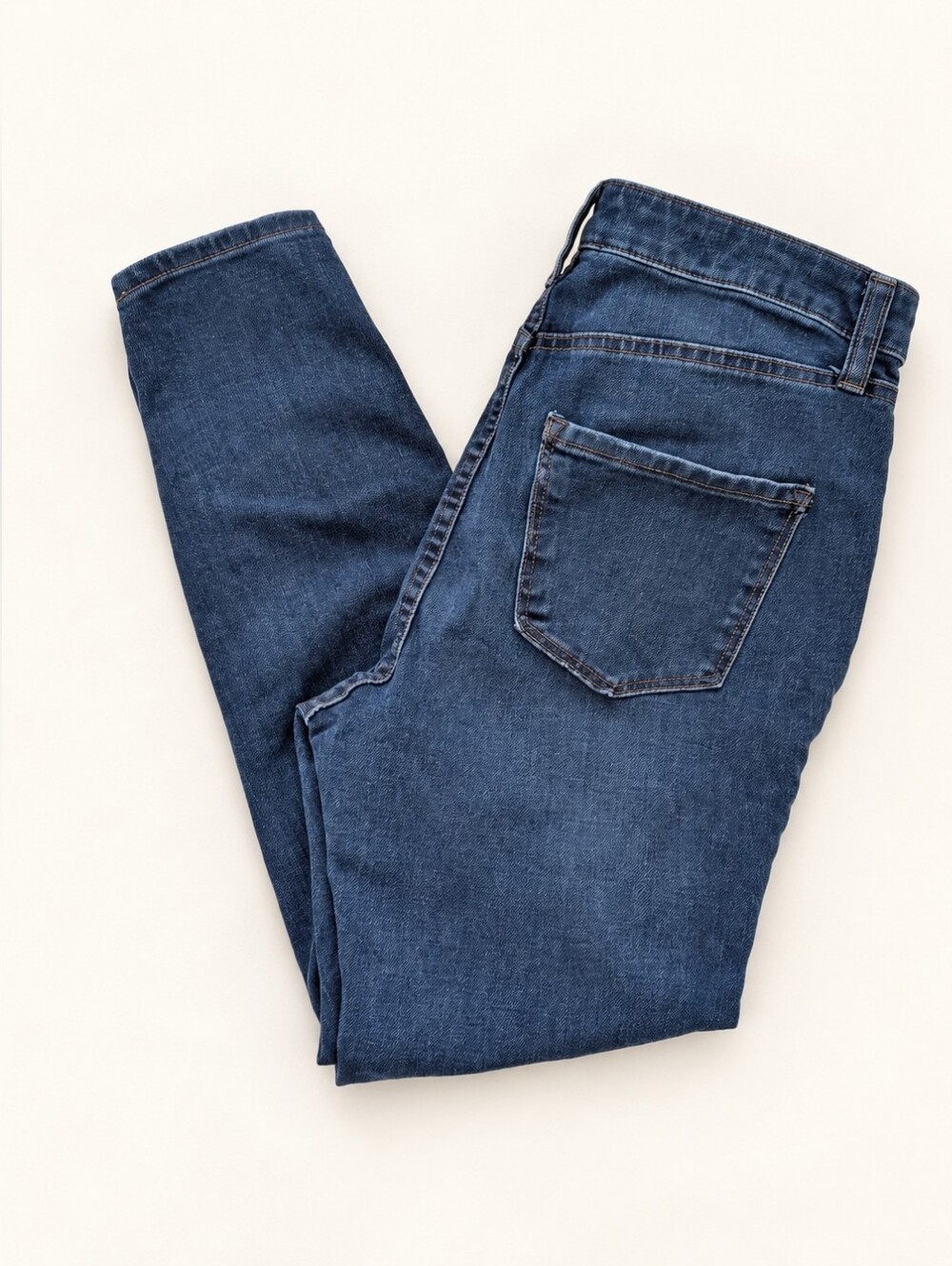 LC Lauren Conrad Women's Super High Rise Super Skinny Dark Blue Jeans